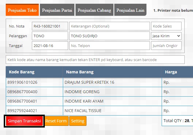 Aplikasi Kasir Sidretail Support Dengan Transaksi E Wallet Hot Sex