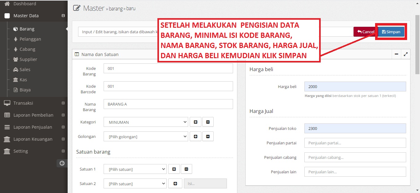 Langkah Langkah Pertama Dalam Penggunaan Aplikasi Kasir Sidretail Online 1027